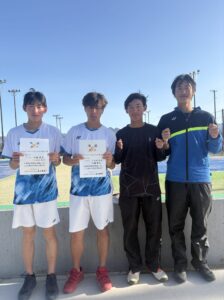 男子ソフトテニス部　ハイスクールジャパンカップ2026東信予選結果報告